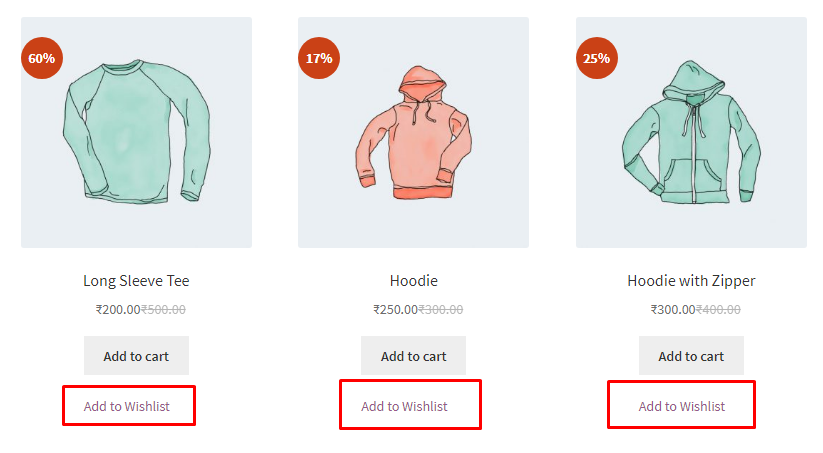 Display Wishlist Buttons at Woocommerce Shop Page - Experience ...