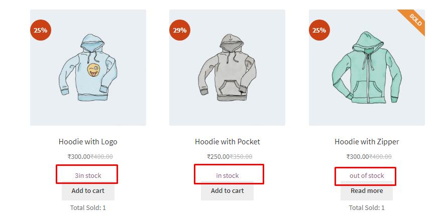 Show Stock Status on WooCommerce Shop & Archive Pages - Experience ...