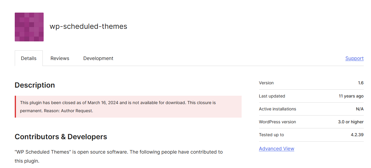 WP Scheduled Themes - Free WordPress Christmas Plugins
