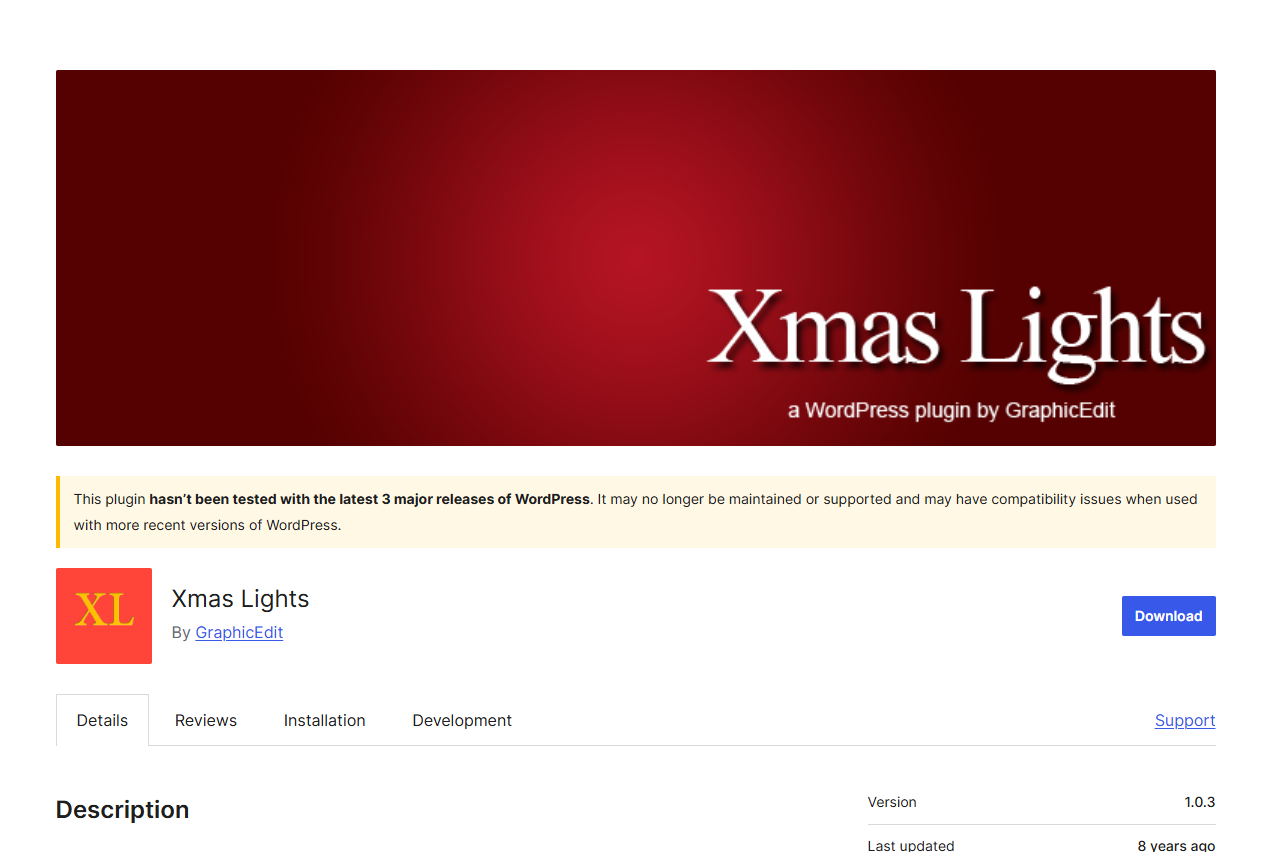 Xmas Lights - WP Christmas Decoration Plugin
