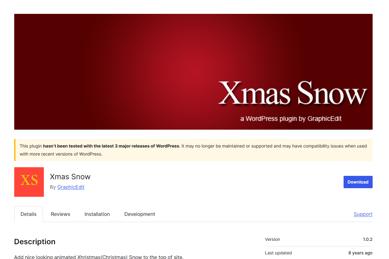 Xmas Snow - WP Christmas Plugin