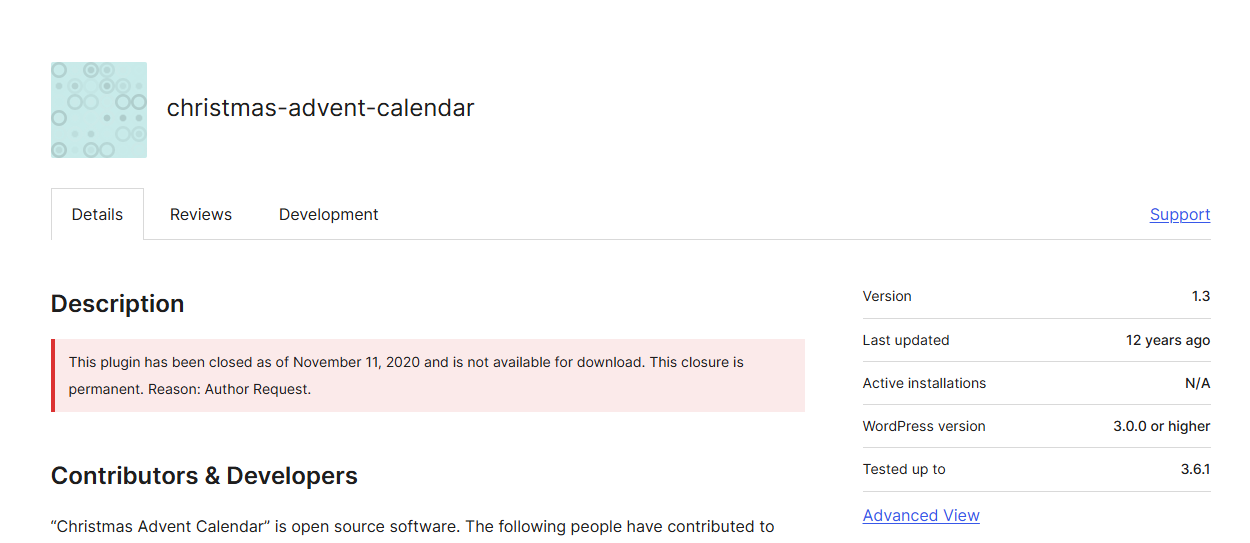 Christmas Advent Calendar - Free Christmas Plugin in WordPress