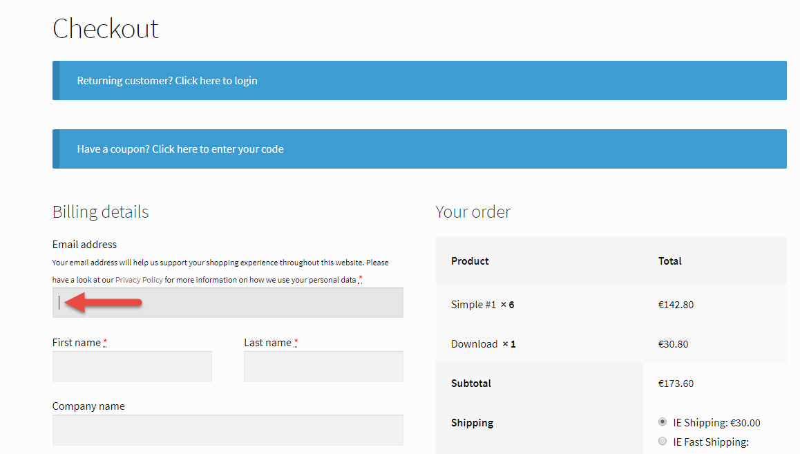 woocommerce-change-autofocus-field-checkout